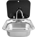 Nerezový dřez s víkem do karavanů 42 x…