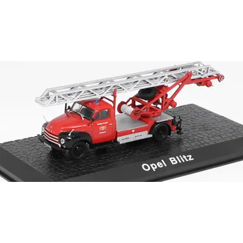 autíčko Opel Blitz 1:72 - Atlas časopis AutoModels s modelem Magirus DL 18 - kovový model auta