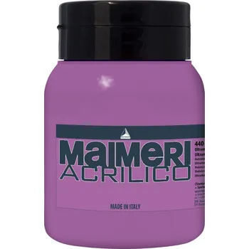 Vodová barva Maimeri Acrilico Akrylová barva Ultramarine Violet 440 500 ml 1 ks