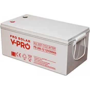 Trakční baterie Baterie 12V 260Ah V-PRO SOLAR DEEP CYCLE