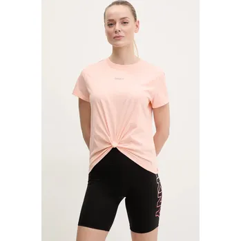 Pánské tričko Bavlněné tričko Dkny oranžová barva, DP5T9994 24X, vel. S