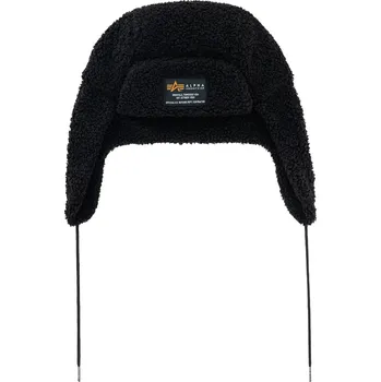 Čepice Zimní Čepice Alpha Industries Alpha Teddy Black