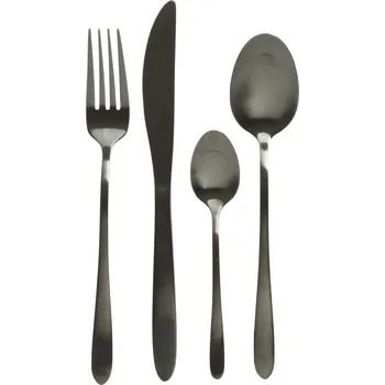 Příbor Sada příborů (16 dílů) Eleganz, černá