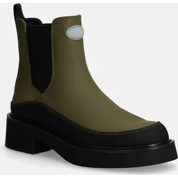 Dámské kozačky Nízké kozačky Desigual LENA dámské, zelená barva, na platformě, 24WSTY03 4002 24WSTY03.4002 78X, EUR 37