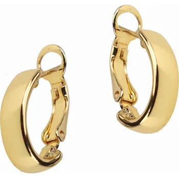 Náušnice Jednobarevné půlkruhové náušnice z kolekce Classic Colibra - pozlacené
