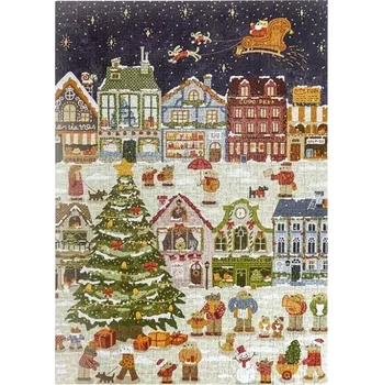 Puzzle RoboTime Puzzle Štědrý den štěňat 1000 dílků