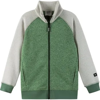 Chlapecká mikina Dětská fleecová mikina Reima Neulomus zelená barva, melanžová, 5200365A 5200365A.9BYA 77X, vel. 152