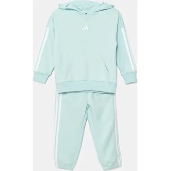 Dětská tepláková souprava adidas JV9842 tyrkysová 06X, vel. 62