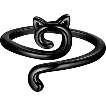 Prsten KOČKA prsten Černá