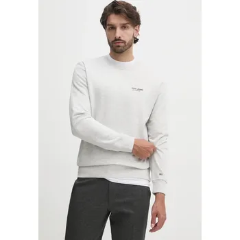 Pánská mikina Mikina Pepe Jeans SAM CREW pánská, šedá barva, s potiskem, PM582703 90X, vel. M