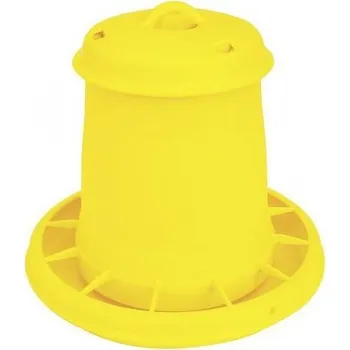 krmítko pro hospodářská zvířata Krmící automat s víkem pro bažanty, drůbež, holuby - plast 15 kg