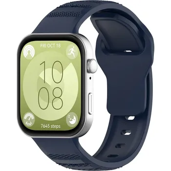 Řemínek na hodinky Techsuit řemínek Huawei Watch Fit 3 Fit 4 Fit 4 Pro modrý