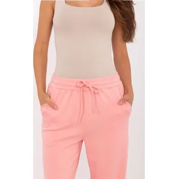 Broskvové tepláky se šňůrkou