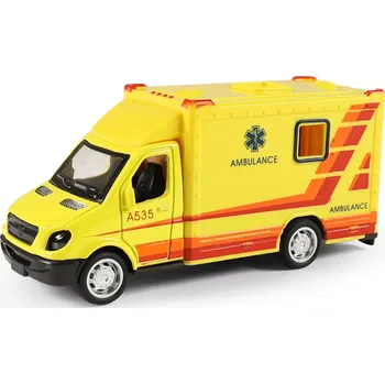 autíčko Rappa Auto ambulance žluté 10 cm
