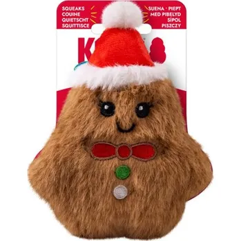 Hračka pro psa KONG Holiday Snuzzles Vánoční plyšový perníček 14cm