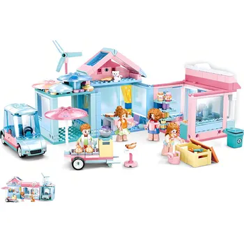 Stavebnice Sluban Sluban Girls Dream M38-B0822 náš nový dům