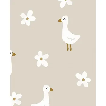 Sedmikráska a husy - Béžová Materiál: Žebrovaný úplet