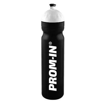 Láhev PROM-IN Prom-In Bidon velké logo 1000 ml černá