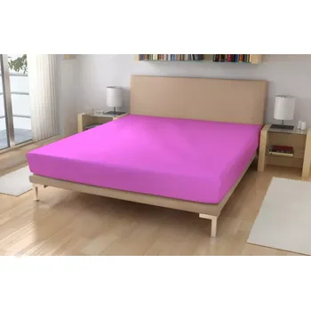 Prostěradlo Froté prostěradlo EXKLUSIVE Sytě růžová 180/200