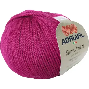 Příze Adriafil Sierra Andina 44 tmavě fuchsiová (Alpaková příze Sierra Andina Fucsia scuro)