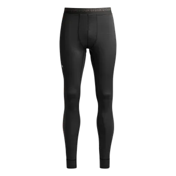 Pánské termoprádlo Ortovox 185 Rock'N'Wool Long Pants Men's Barva: Black Raven, Velikost: S