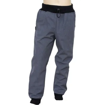 Chlapecké kalhoty Fantom kalhoty softshell s prodlouženým sedem - šedé Velikost: 134