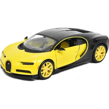 autíčko Bugatti Chiron 2016 žlutá 1:24 - Maisto Bugatti Chiron - kovový model