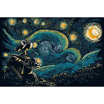 Plakát Plakát, Obraz - Starry Robot