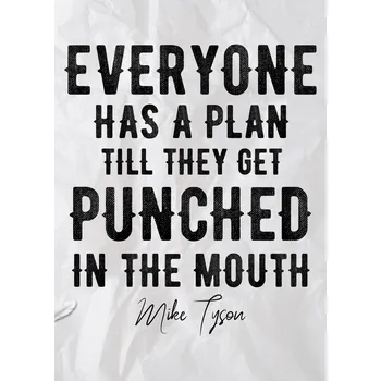 Plakát Plakát, Obraz - Everyone Has A Plan-Mike Tyson-Boxing Quote