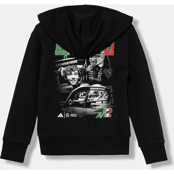 Chlapecké oblečení Dětská mikina adidas Performance MERCEDES KD7302 černá 99X, vel. 164