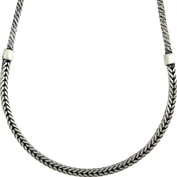 Řetízek Stříbrný pánský řetízek oxidovaný délka řetízku 50cm