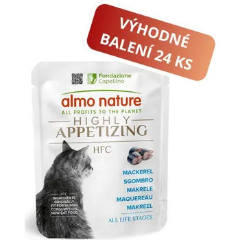 Krmivo pro kočku Almo Nature HFC Highly Appetizing - Makrela 24x50g