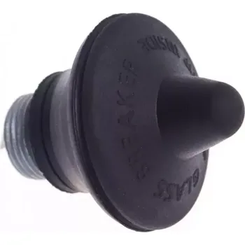 Teleskopický obušek Koncovka s hrotem k obušku BE-04 (Gumová koncovka se skrytým hrotem sloužící především k rozbíjení skleněných překážek...)