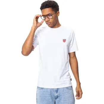 Pánské tričko Tričko Prosto Shield Slim White - XL