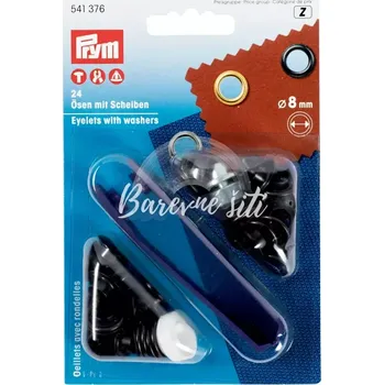 Průchodky Černé Prym 8mm (E) (Průchodky, Šicí potřeby od Prym)