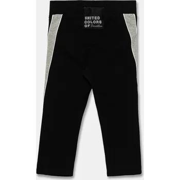 Dívčí legíny Dětské legíny United Colors of Benetton černá barva, hladké, 3P4ZCF05Z 3P4ZCF05Z.G.Seasonal 99X, vel. 140