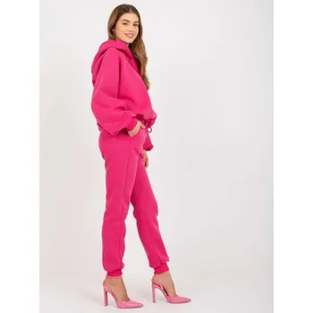 Fuchsiový dámský teplákový komplet basic s kalhotami