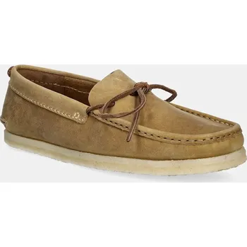 Pánské mokasíny Kožené mokasíny Clarks Originals Godney Mocc pánské, zelená barva, 26180762, 43, 19X