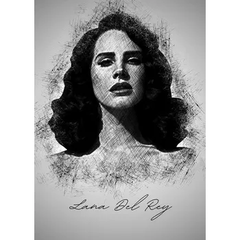 Plakát Plakát, Obraz - Lana Del R. Sketch