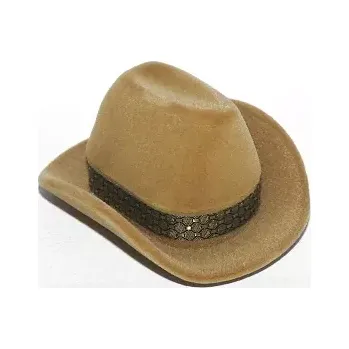 Dárková krabička Dárková krabička samet klobouk (Dárková sametová krabička klobouk)