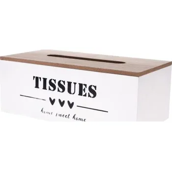 Casa de Engel Dřevěná krabička na kapesníky - bílá 6/12