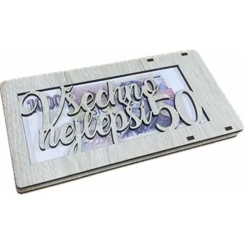 Casa de Engel Dřevěná krabička na peníze bílá 50 0/30