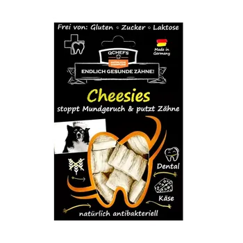 Pro koně Tyčinky na čištění zubů se sýrem pro psy Cheezies, Sáček 63g