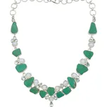 Stříbrný náhrdelník tyrkys Théra