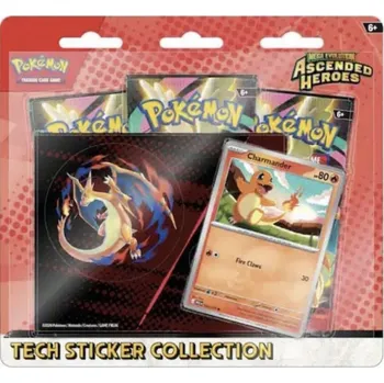 Volný čas Pokémon TCG: Ascended Heroes Tech Sticker Collection Charmander