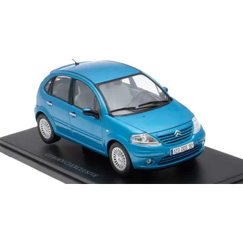 autíčko Citroen C3 Exclusive 2002&nbsp;1:24 Hachette časopis s modelem Citroen C3 Exclusive 2002 - kovový model
