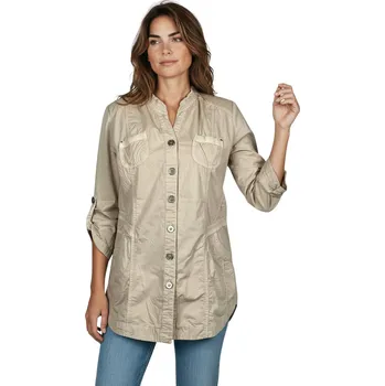 Dámské sako Lanter Dámský plátěný sako ANDREA Barva: Béžová, Velikost: 2XL