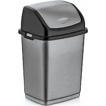 Odpadkový koš DUNYA Odpadkový koš FANTASY 35L silver