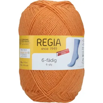 Příze Regia 6-ply 1054 Dýňová (Ponožková příze Regia 6-ply 1054)