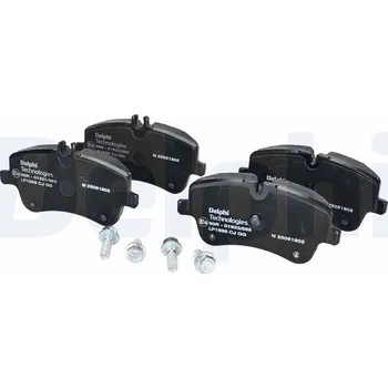 Brzdová destička Sada brzdových destiček, kotoučová brzda DELPHI LP1696
